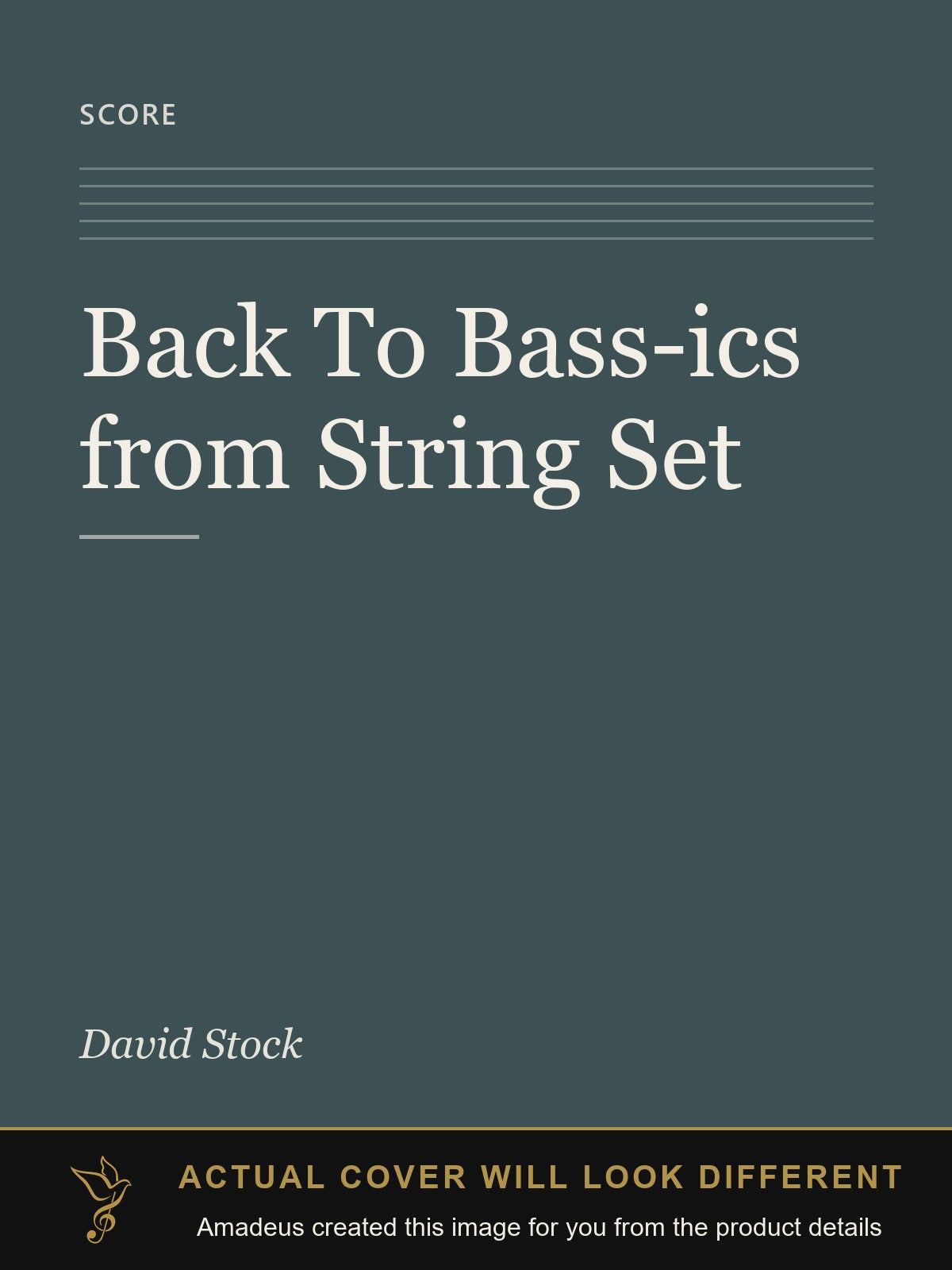 Back To Bass-ics from String Set - Amadeus created this image from the product details; the actual cover will look different