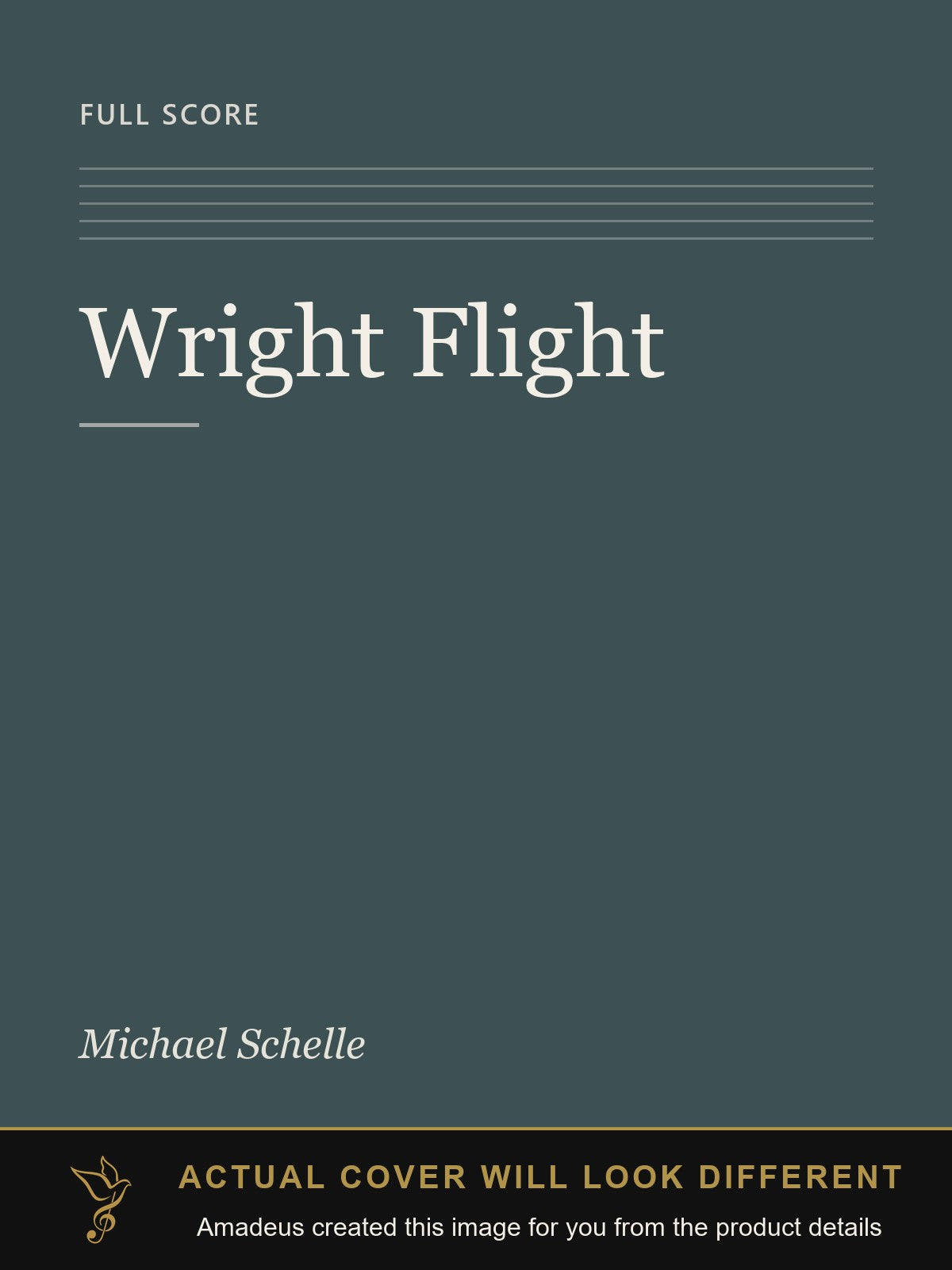 Wright Flight - Amadeus created this image from the product details; the actual cover will look different