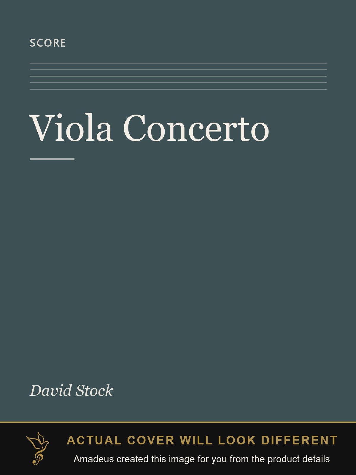 Viola Concerto - Amadeus created this image from the product details; the actual cover will look different