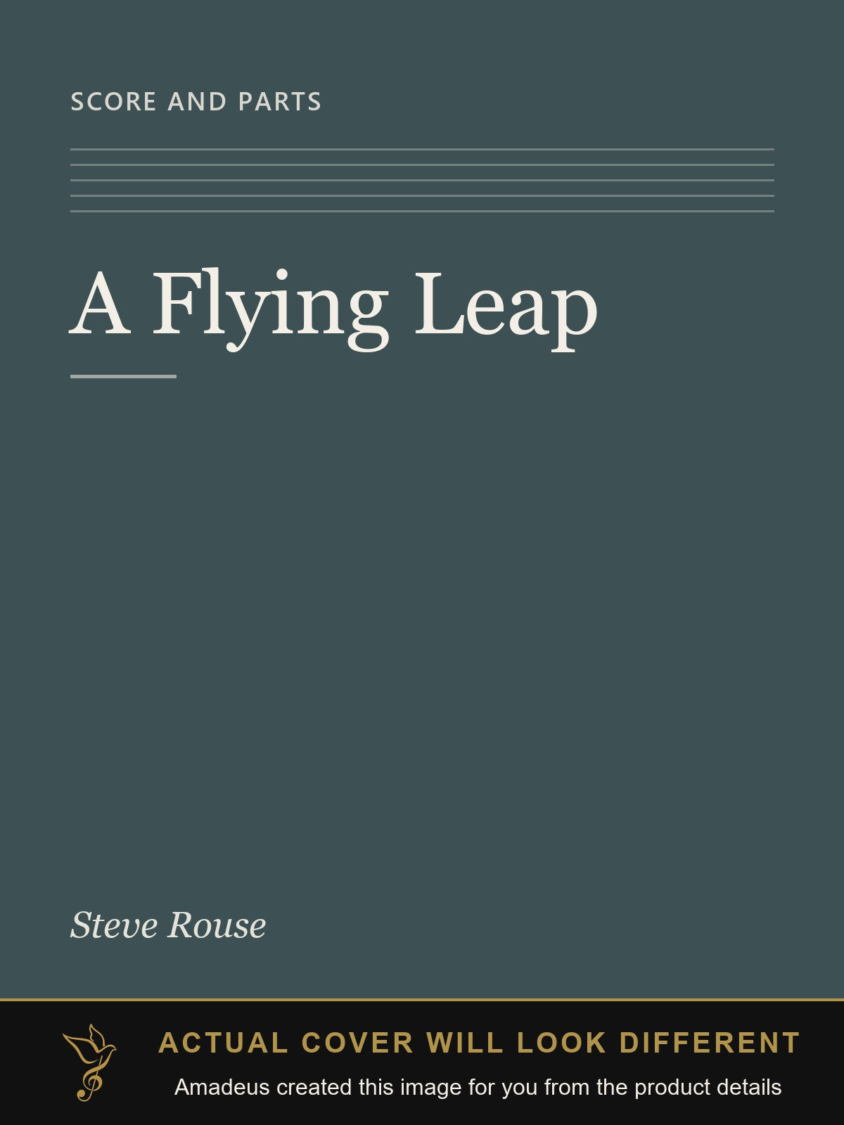 A Flying Leap - Amadeus created this image from the product details; the actual cover will look different