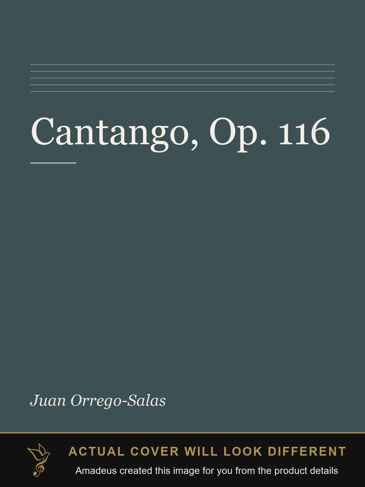 Cantango, Op. 116 - Amadeus created this image from the product details; the actual cover will look different