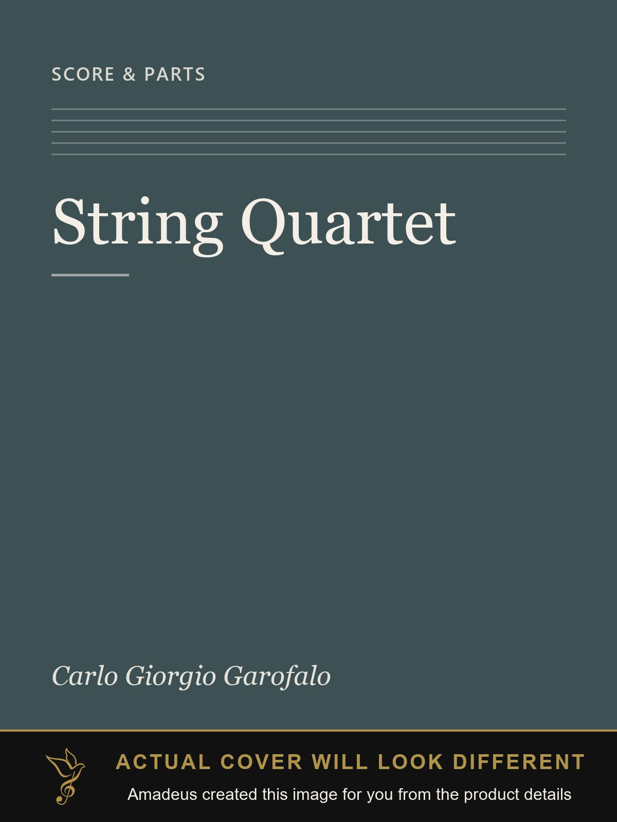 String Quartet - Amadeus created this image from the product details; the actual cover will look different