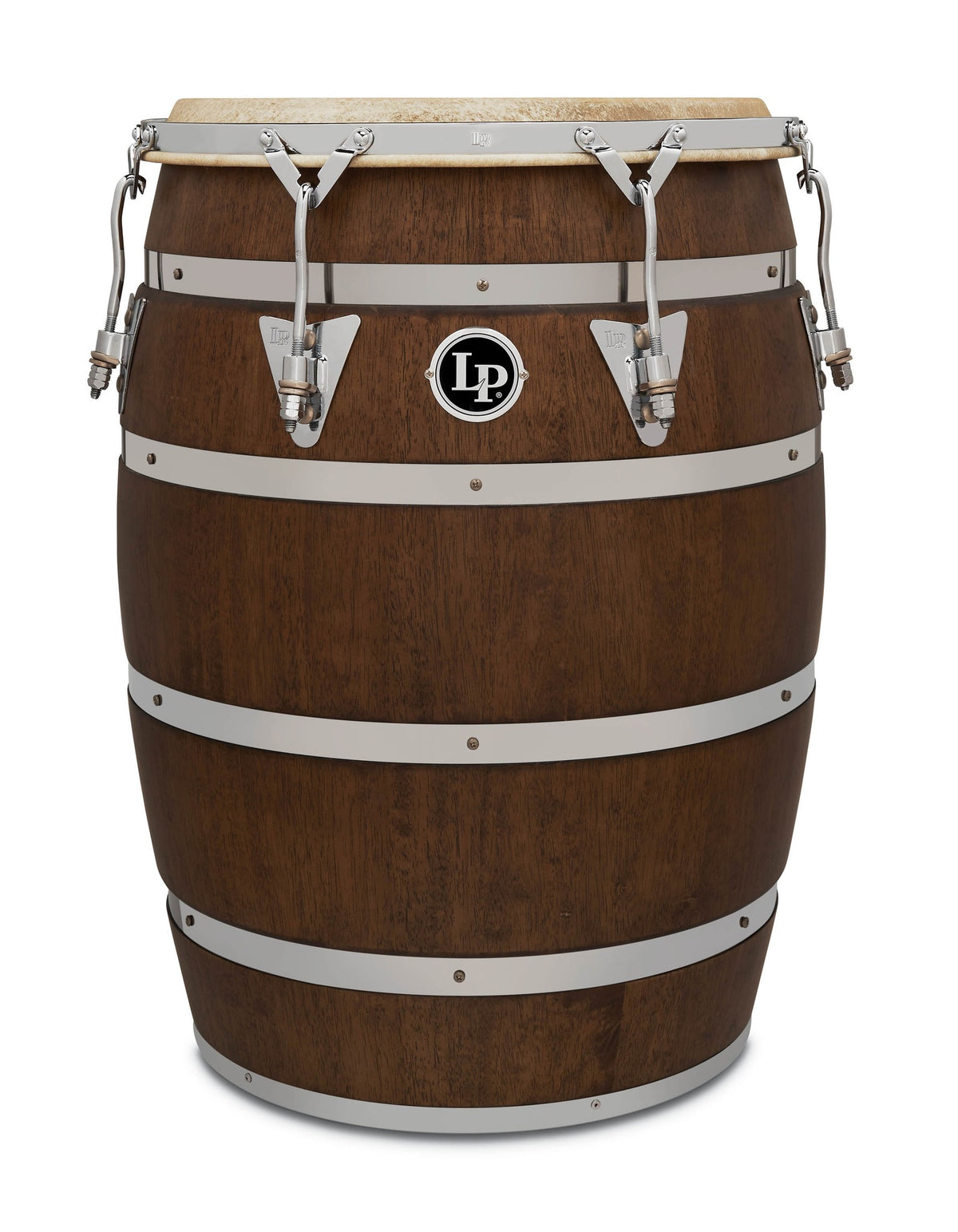 Product Cover for LP LP2616-MS 16-Inch Siam Oak Barril De Bomba with Chrome Plated Hardware