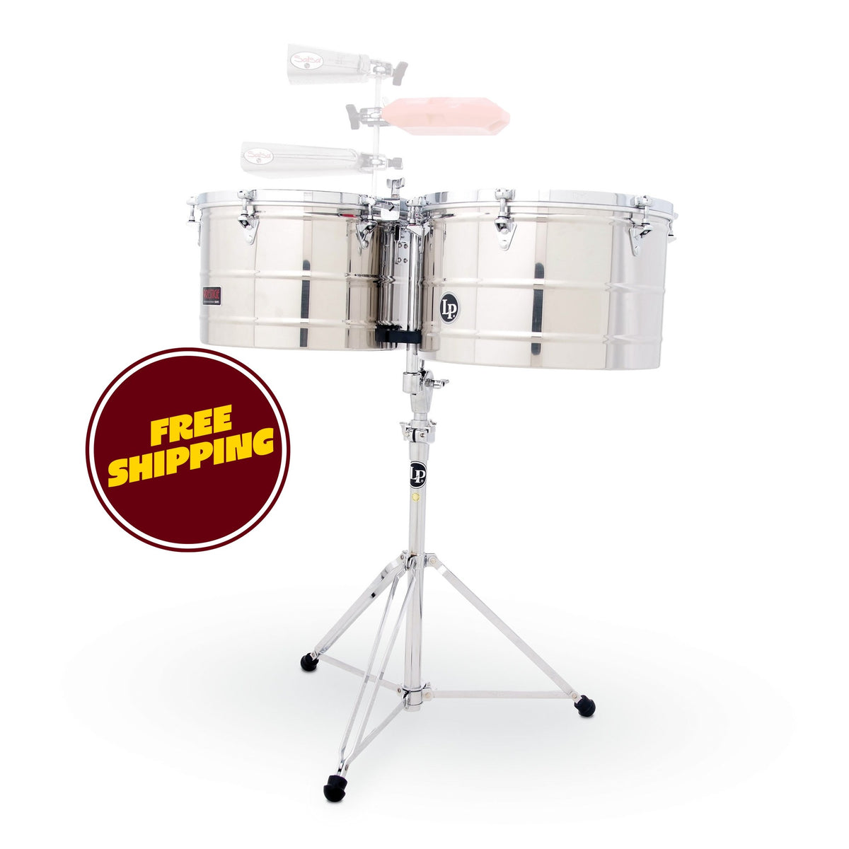 Product Cover for LP LP1516-S 15" and 16" Prestige Thunder Timbales - Stainless Steel