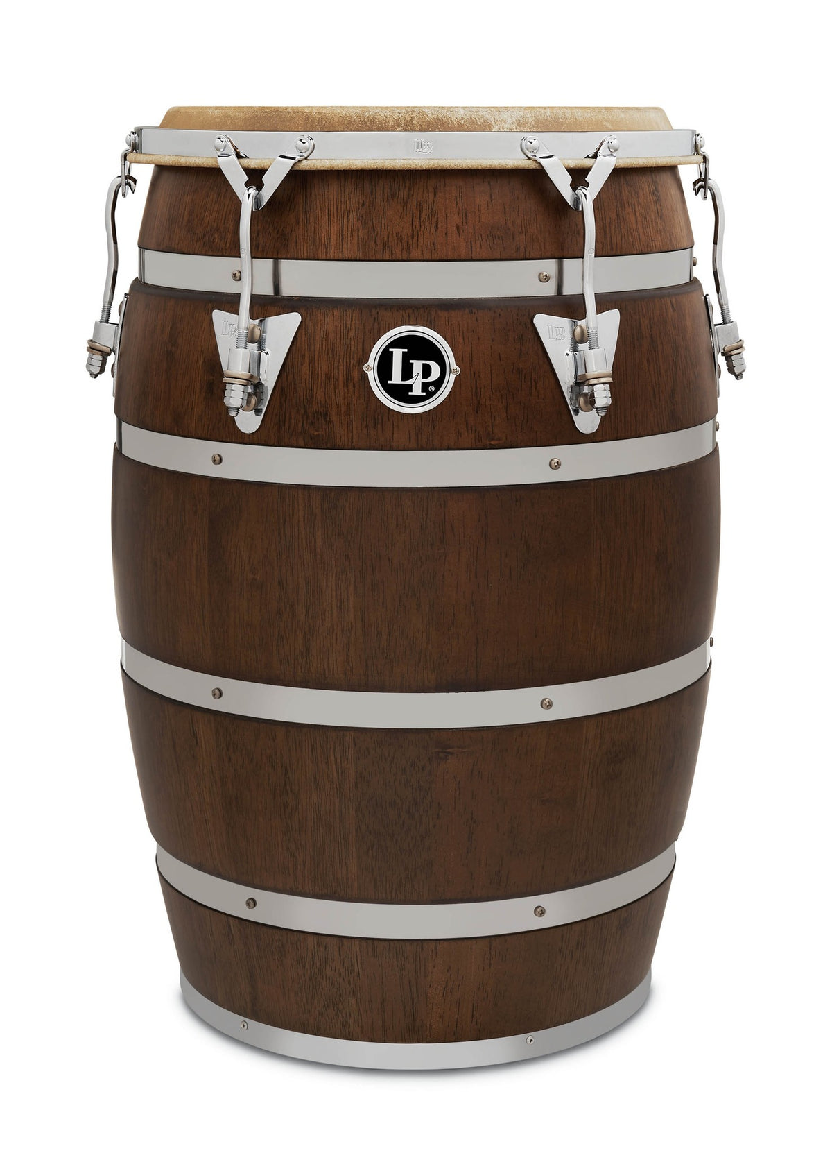Product Cover for LP LP2614-MS 14-Inch Siam Oak Barril De Bomba with Chrome Plated Hardware