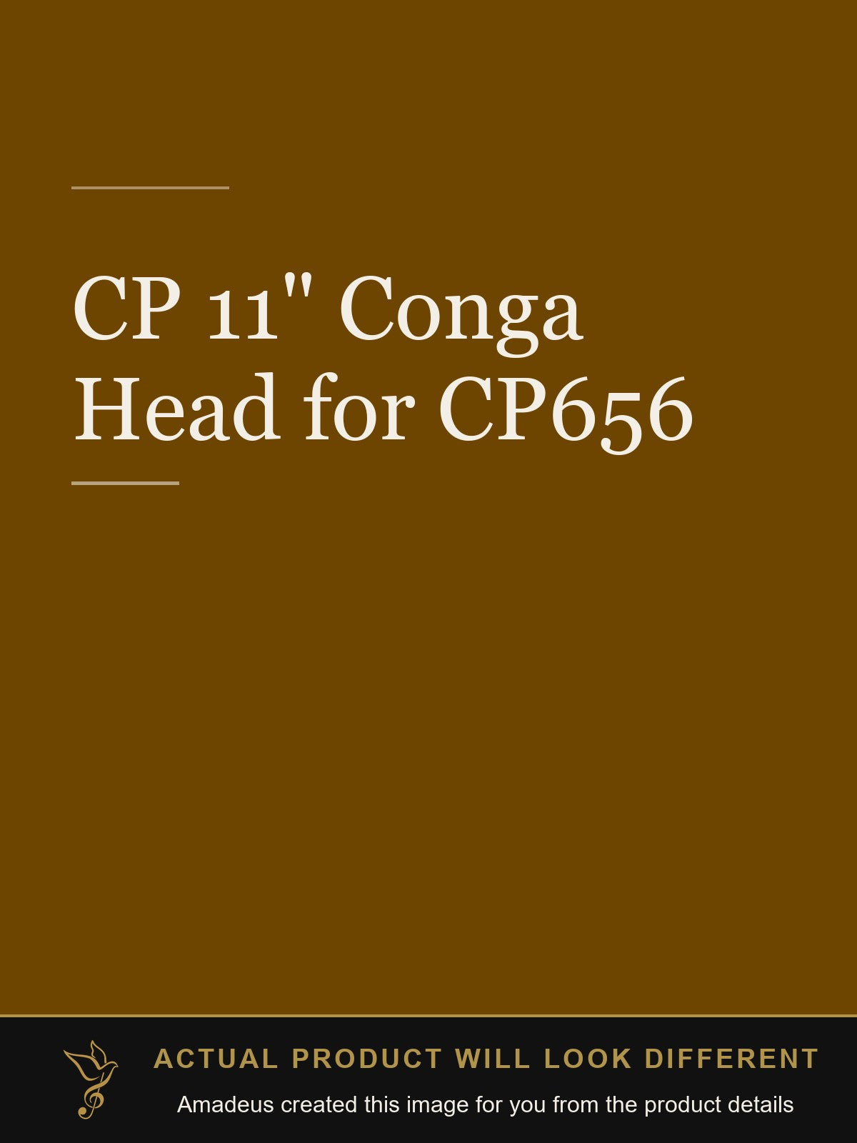 CP 11" Conga Head for CP656 - Amadeus created this image from the product details; the actual product will look different