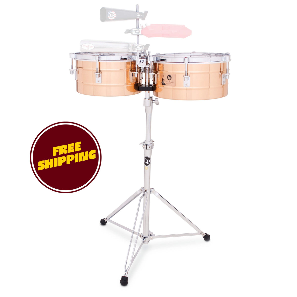 Product Cover for LP LP255-BZ 12" and 13" Tito Puente Timbales - Bronze