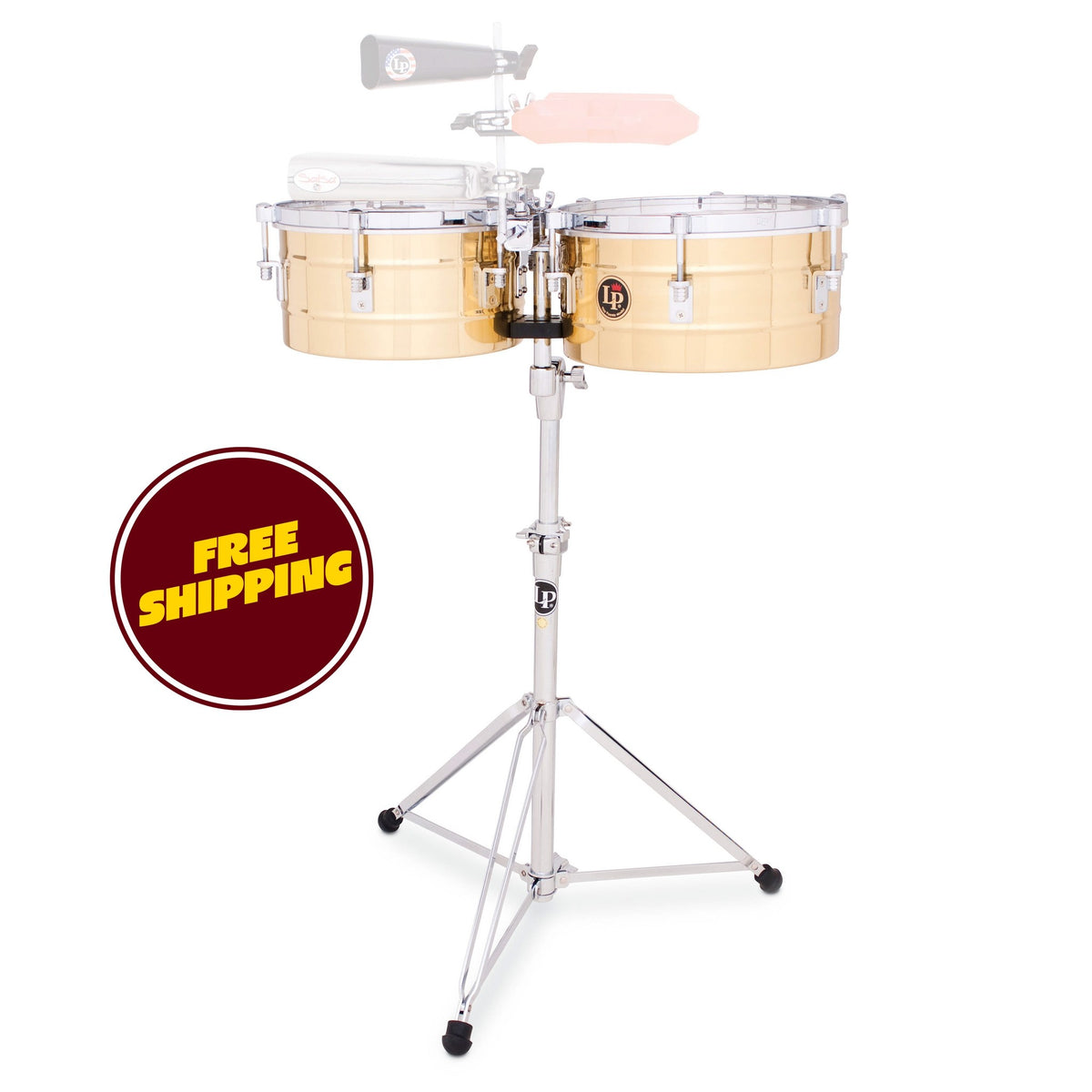 Product Cover for LP LP255-B 12" and 13" Tito Puente Timbales - Brass