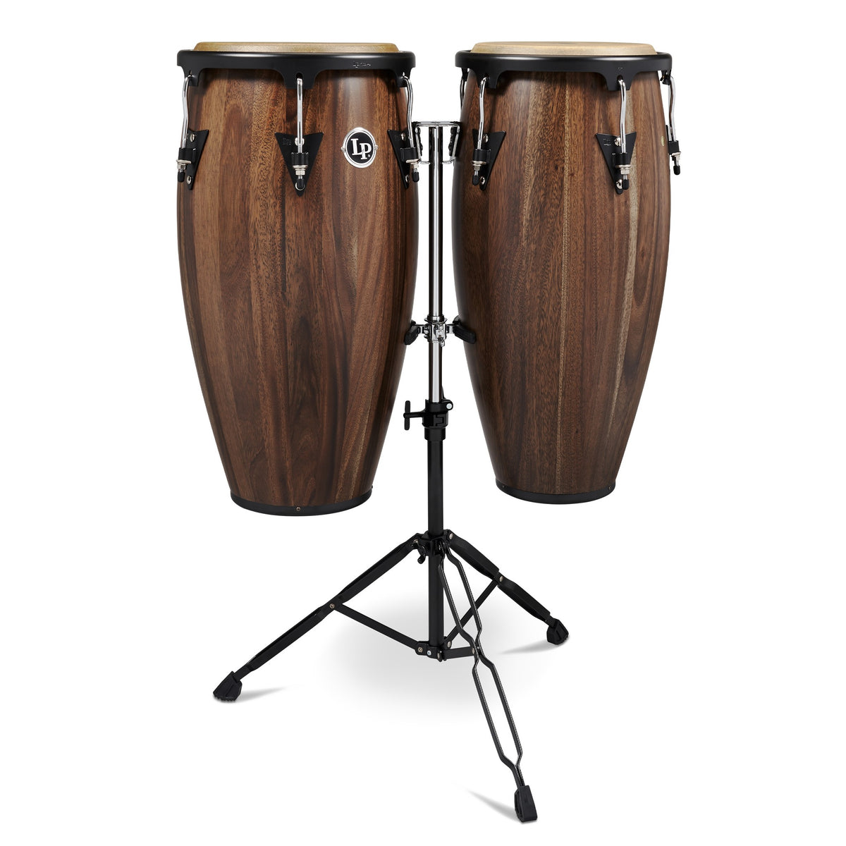 Product Cover for Lp Aspire 11-inch And 12-inch Conga Set With Double Stand - Siam Walnut
