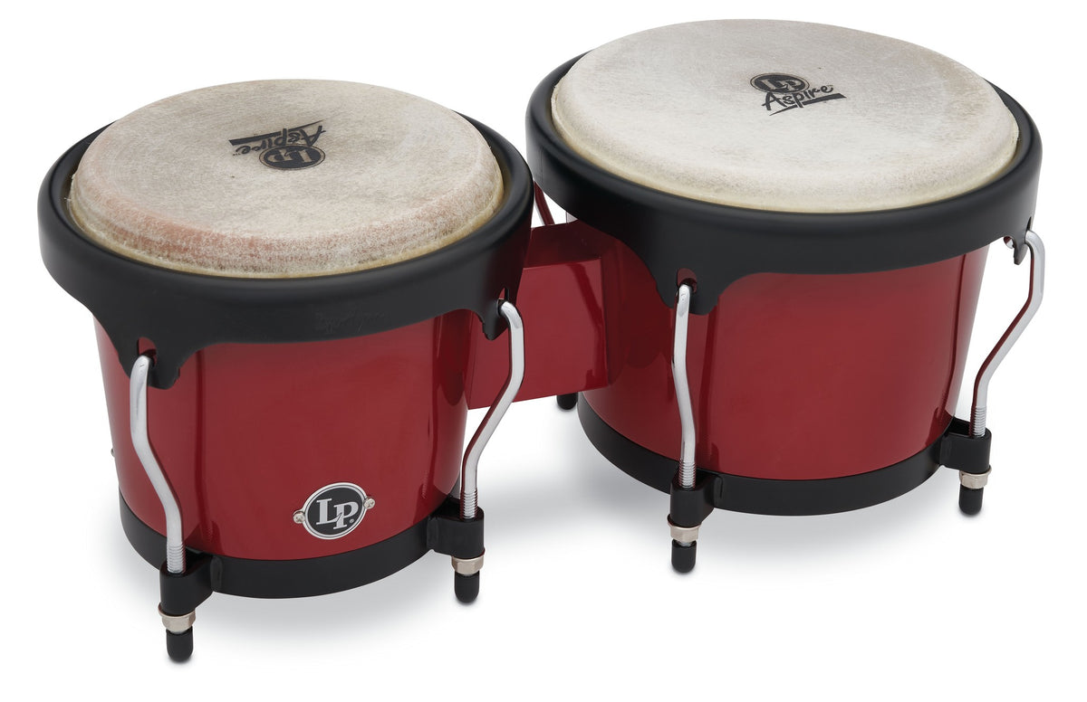 Product Cover for Lp Lp Aspire Lpa601f-rd Bongo Set Fiberglass Red With Black Hardware