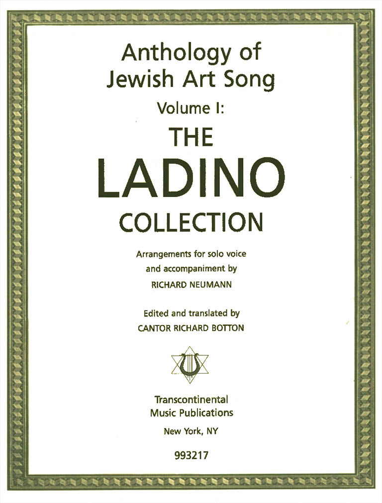 Product Cover for The Ladino Collection Anthology of Jewish Artsong – Vol. 1