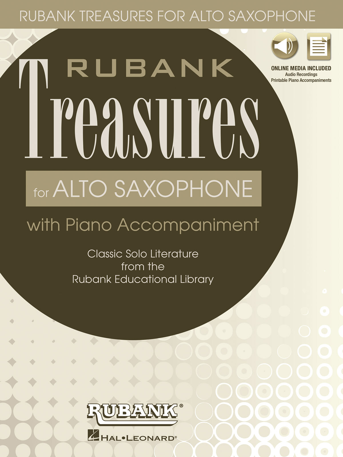 Product Cover for Rubank Treasures for Alto Saxophone