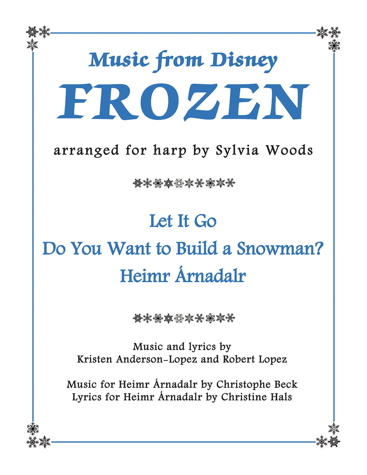 Product Cover for Music from Disney's Frozen for Harp