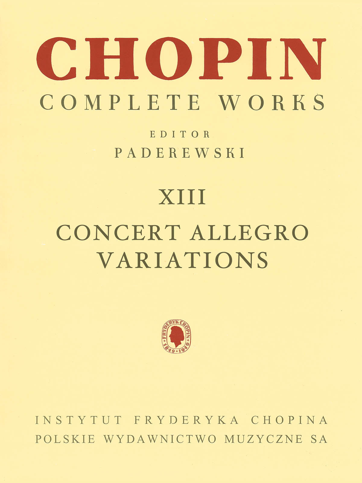 Product Cover for Concert Allegro Variations