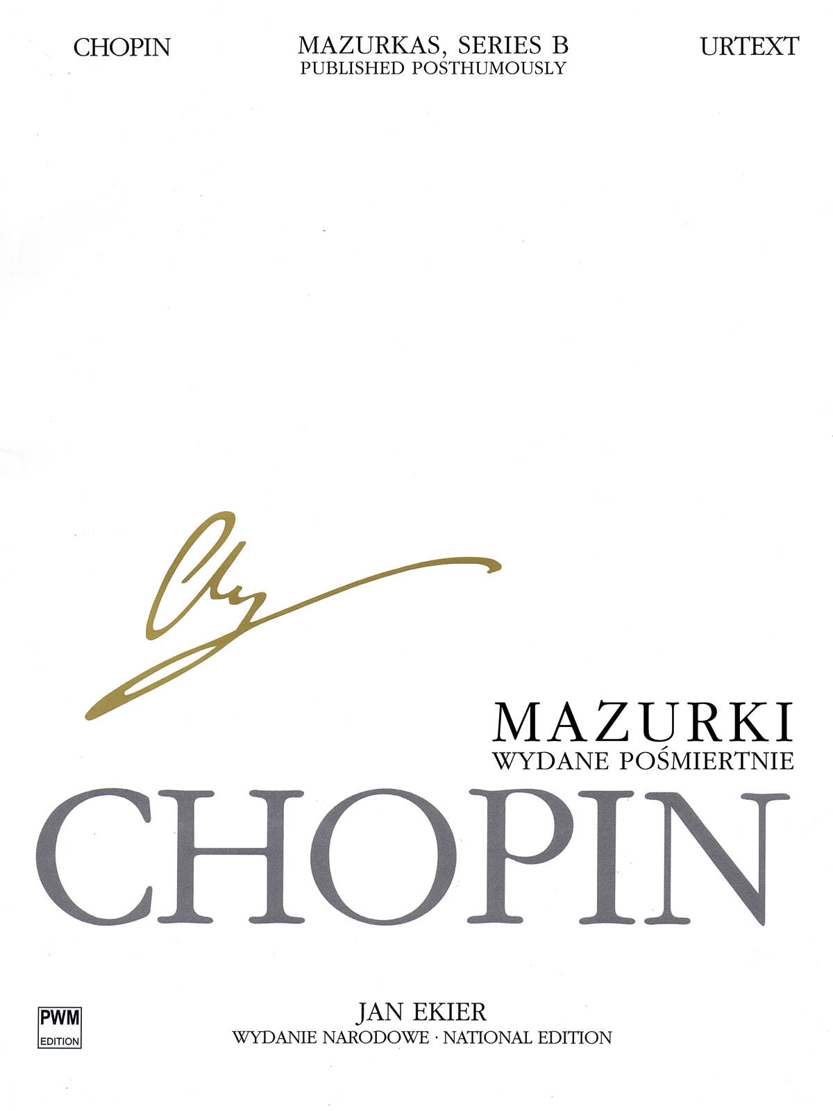 Product Cover for Mazurkas for Piano, Series B, Published Posthumously