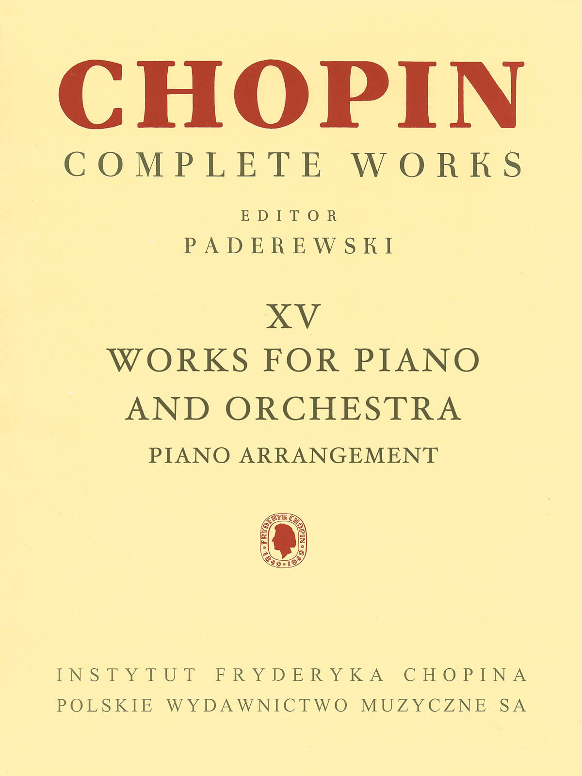 Product Cover for Works for Piano and Orchestra (2 Pianos Reduction)