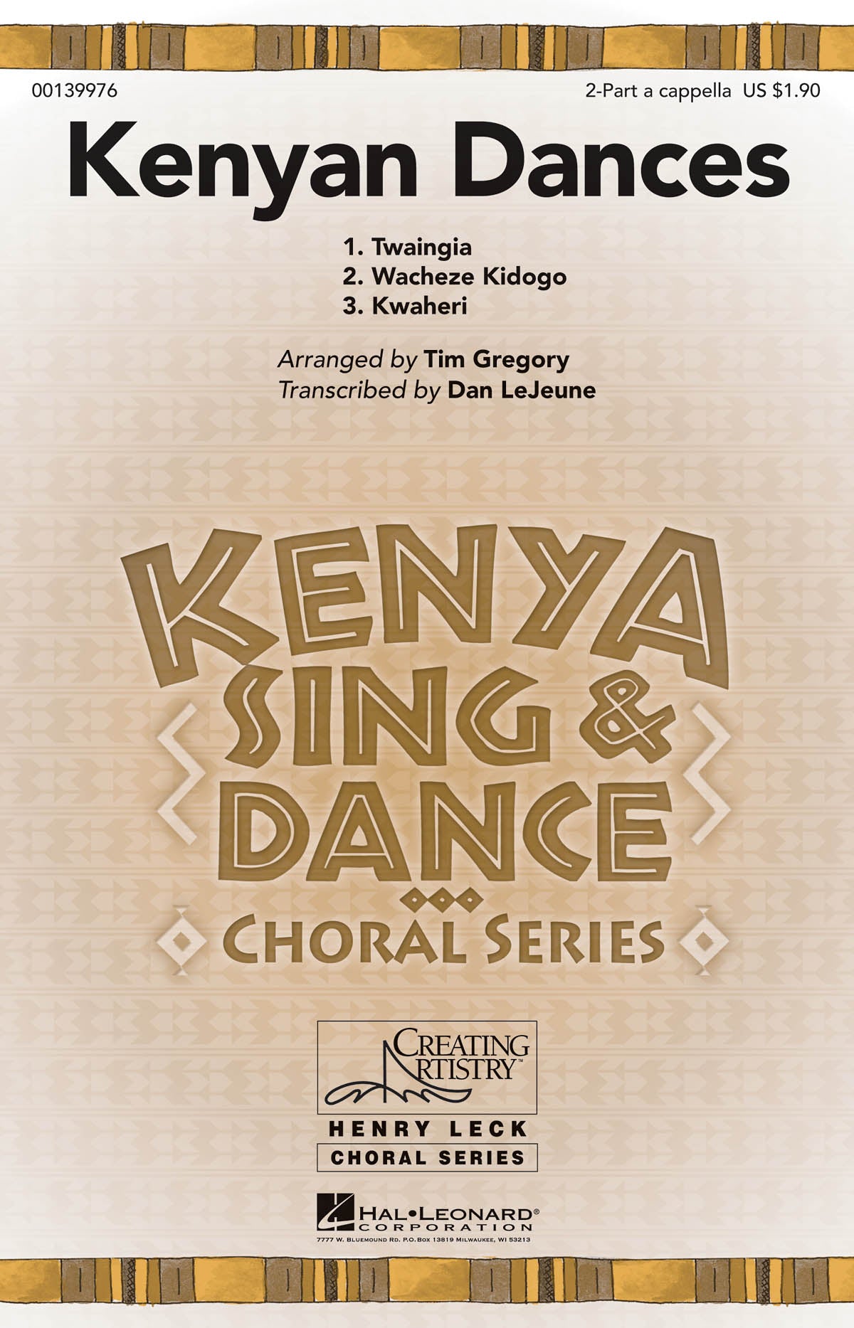 Product Cover for Kenyan Dances