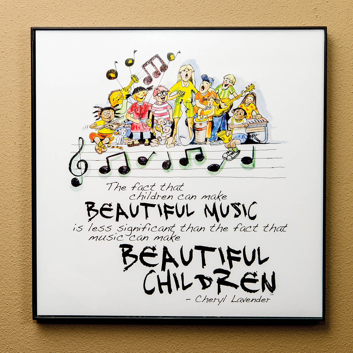 Product Cover for Beautiful Music, Beautiful Children Print