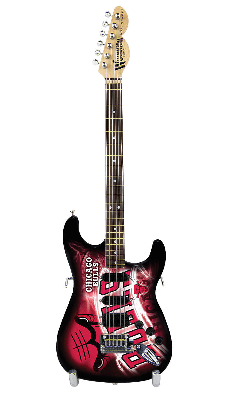 Product Cover for Chicago Bulls 10" Collectible Mini Guitar