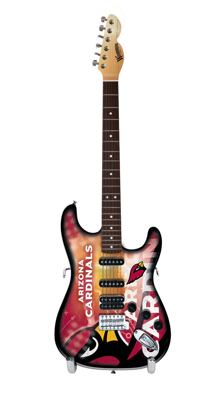 Product Cover for Arizona Cardinals 10" Collectible Mini Guitar