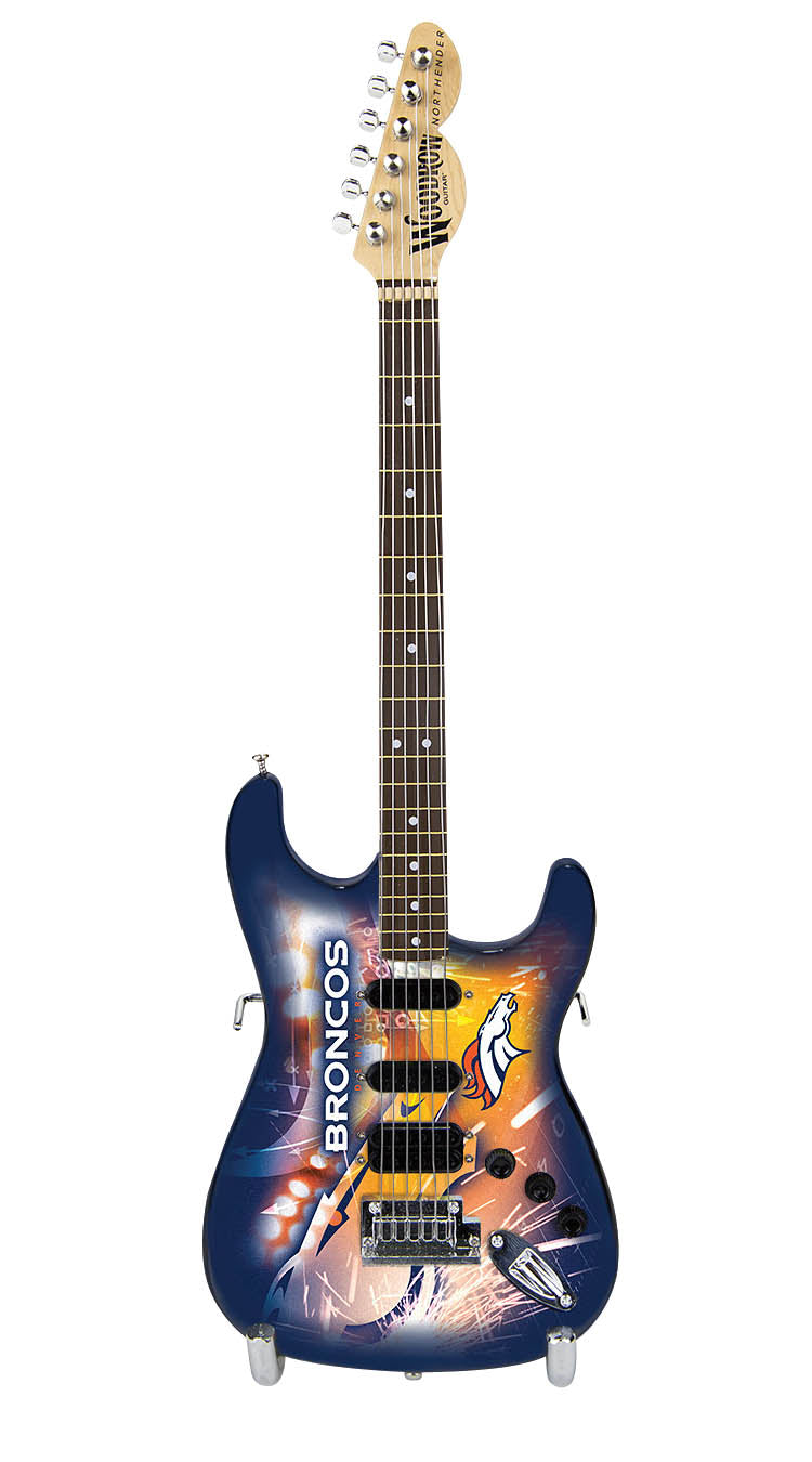 Product Cover for Denver Broncos 10" Collectible Mini Guitar