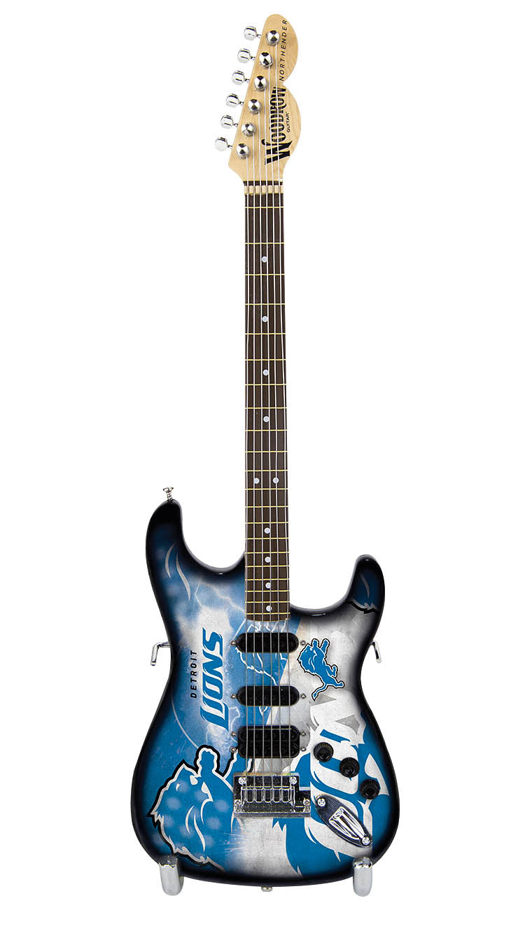 Product Cover for Detroit Lions 10" Collectible Mini Guitar