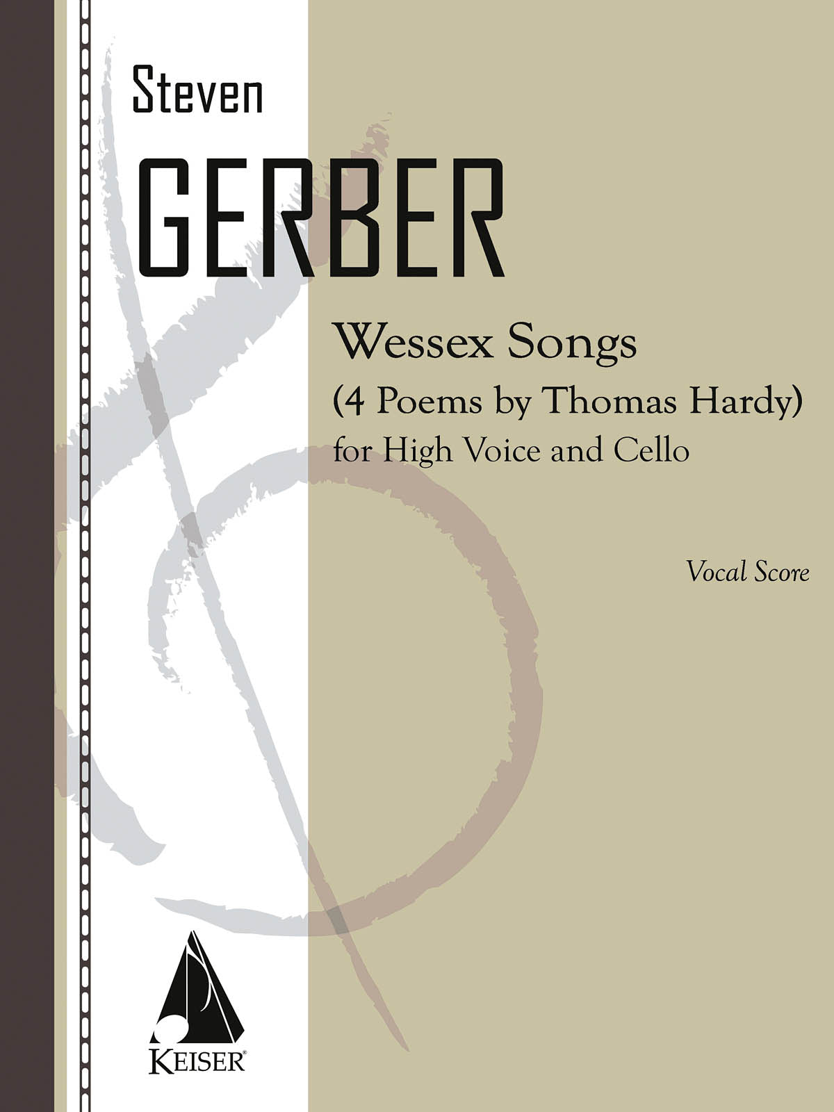 Product Cover for Wessex Songs: Four Poems of Thomas Hardy for Voice and Cello - Performance Score
