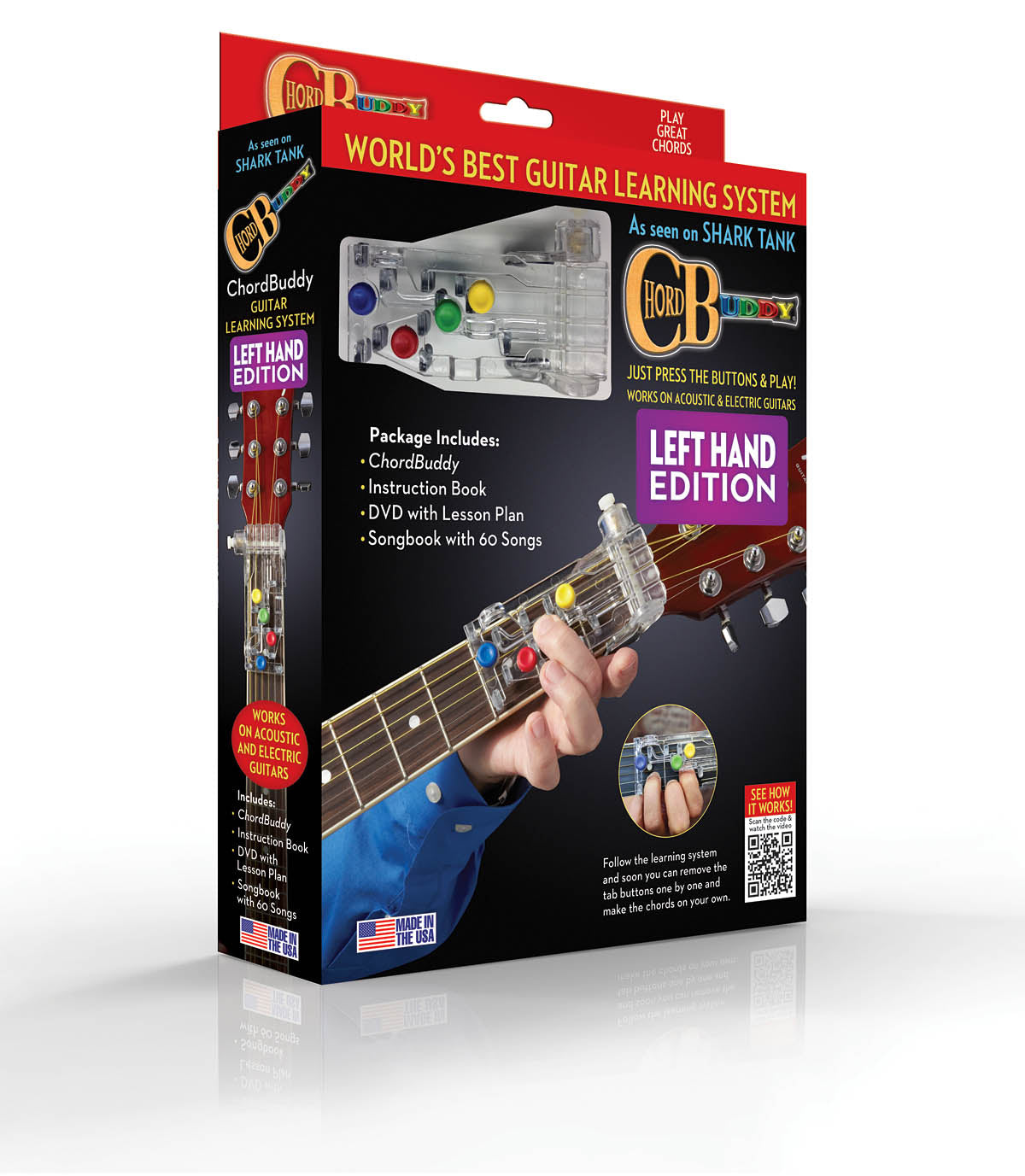 Product Cover for ChordBuddy Left-Handed Guitar Learning Boxed System