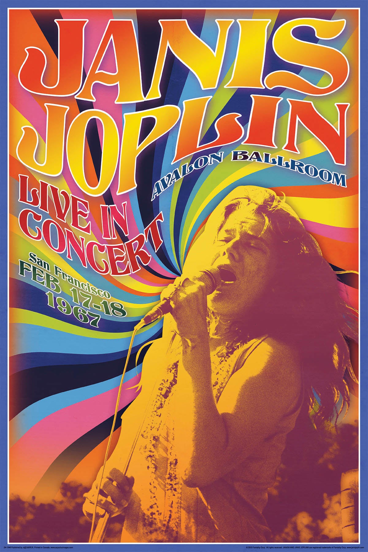 Product Cover for Janis Joplin Concert – Wall Poster