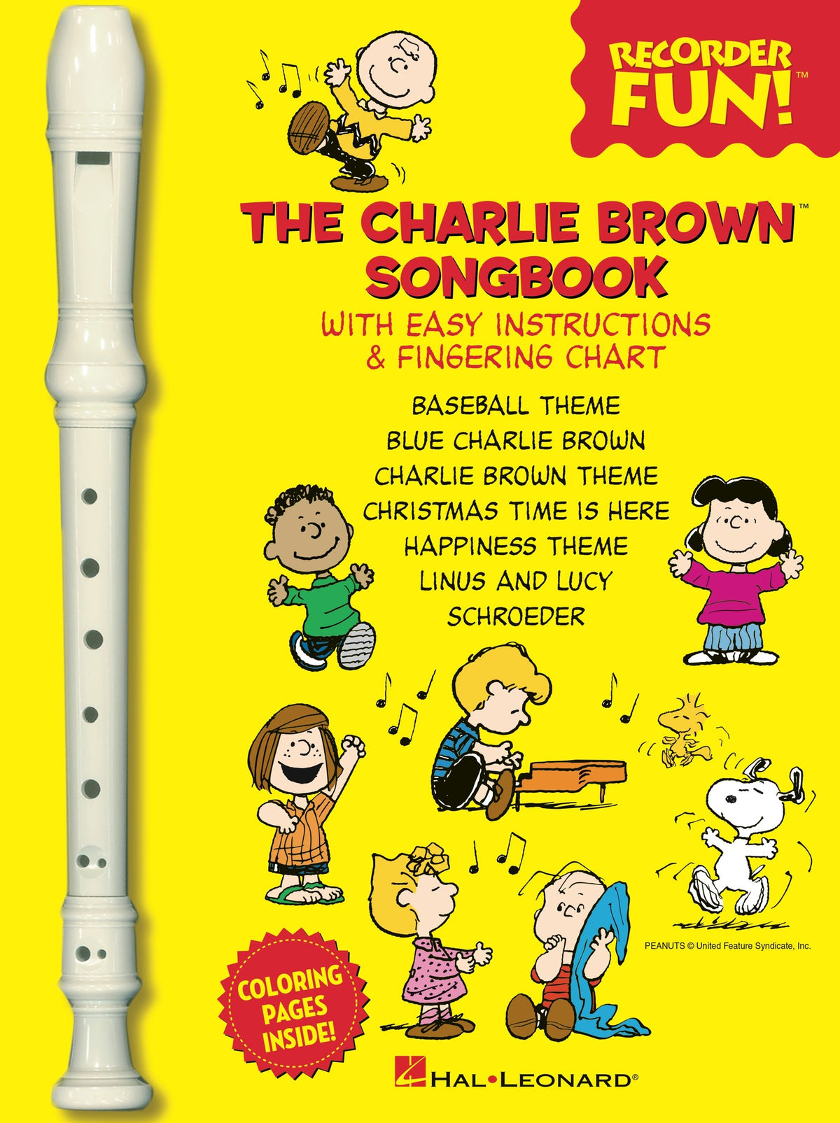 Product Cover for The Charlie Brown™ Songbook – Recorder Fun!