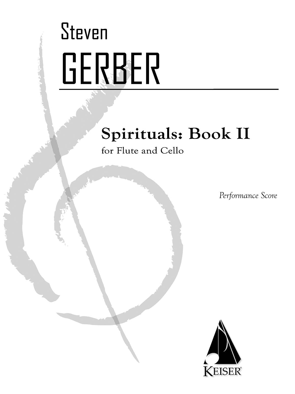 Product Cover for Spirituals Book II for Flute and Cello - Performance Score
