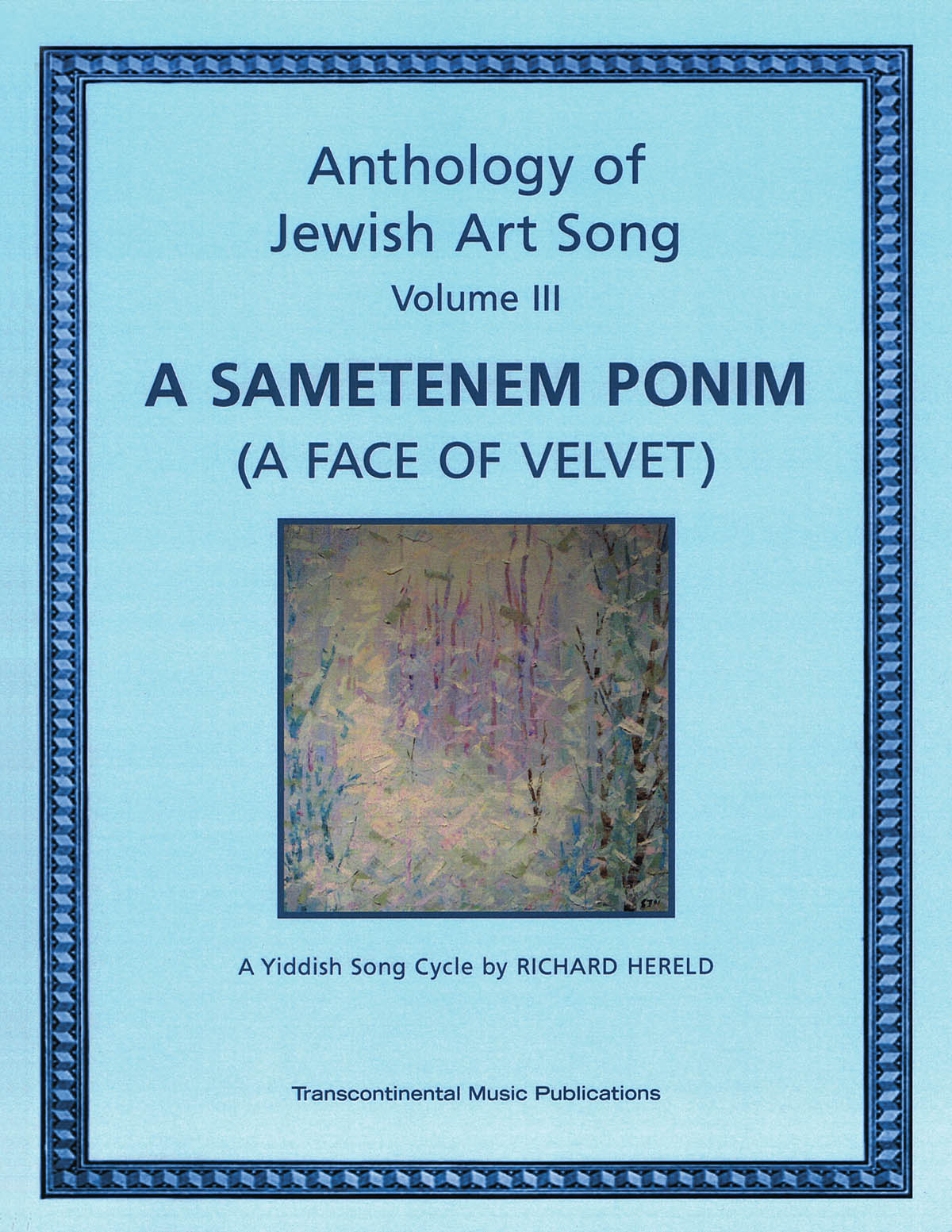 Product Cover for Anthology of Jewish Art Song, Vol. 3: A Sametenem Ponim (A Face of Velvet)