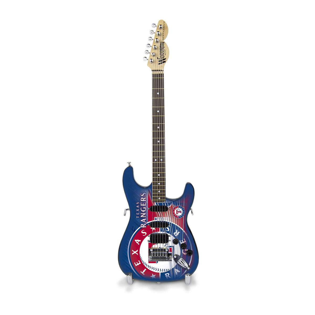 Product Cover for Texas Rangers 10" Collectible Mini Guitar
