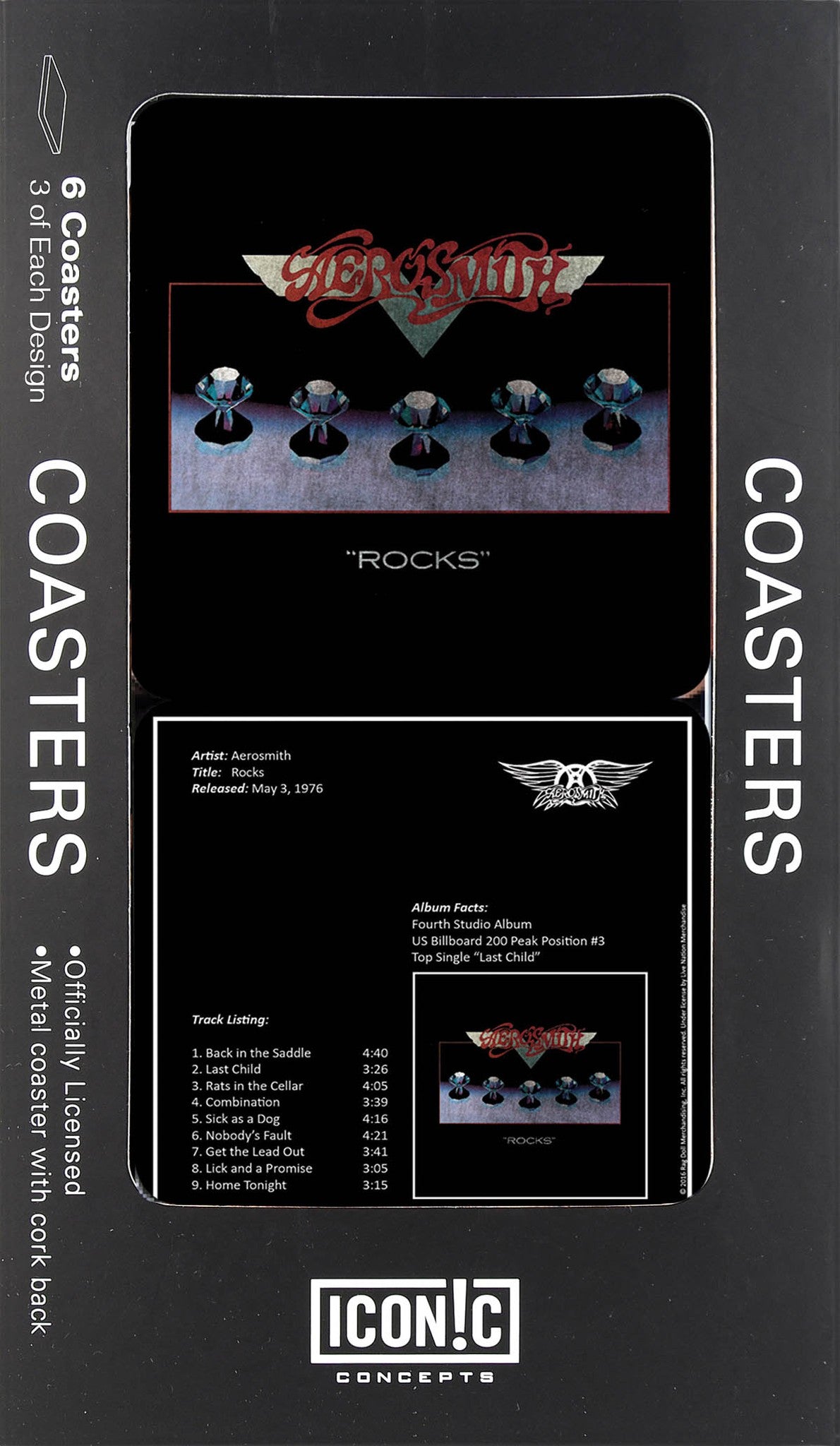 Product Cover for Aerosmith – Permanent Vacation 6-Piece Tin Coaster Set