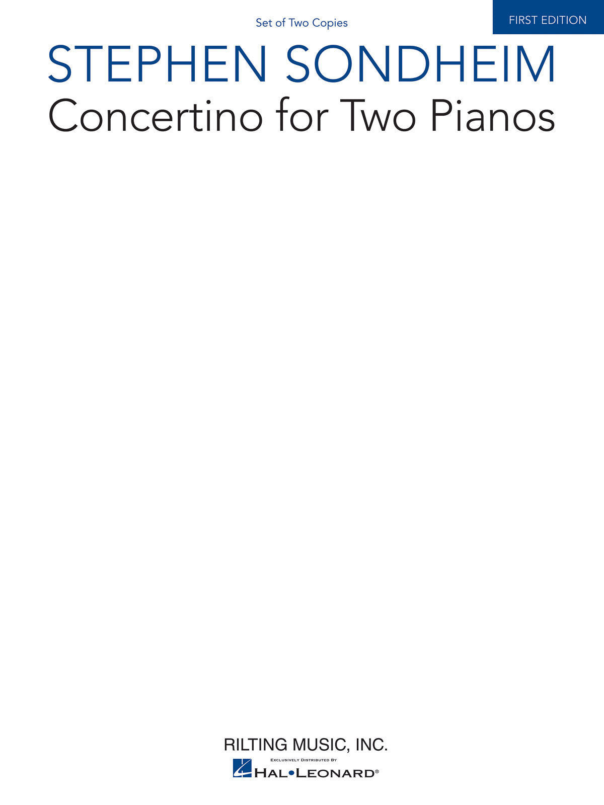 Product Cover for Concertino for Two Pianos