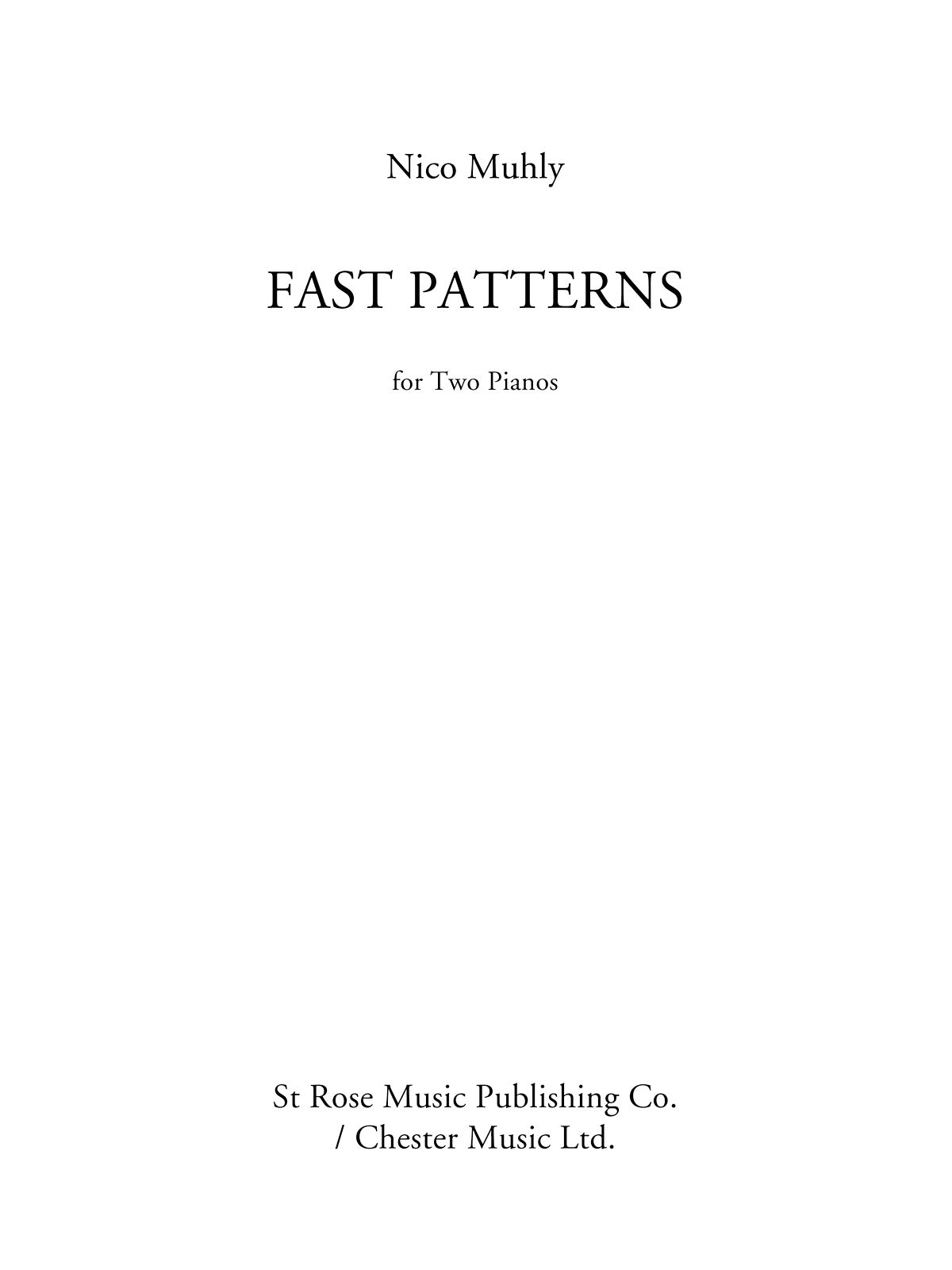 Product Cover for Fast Patterns