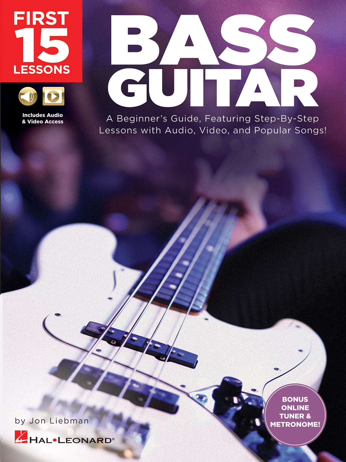 Product Cover for First 15 Lessons – Bass Guitar