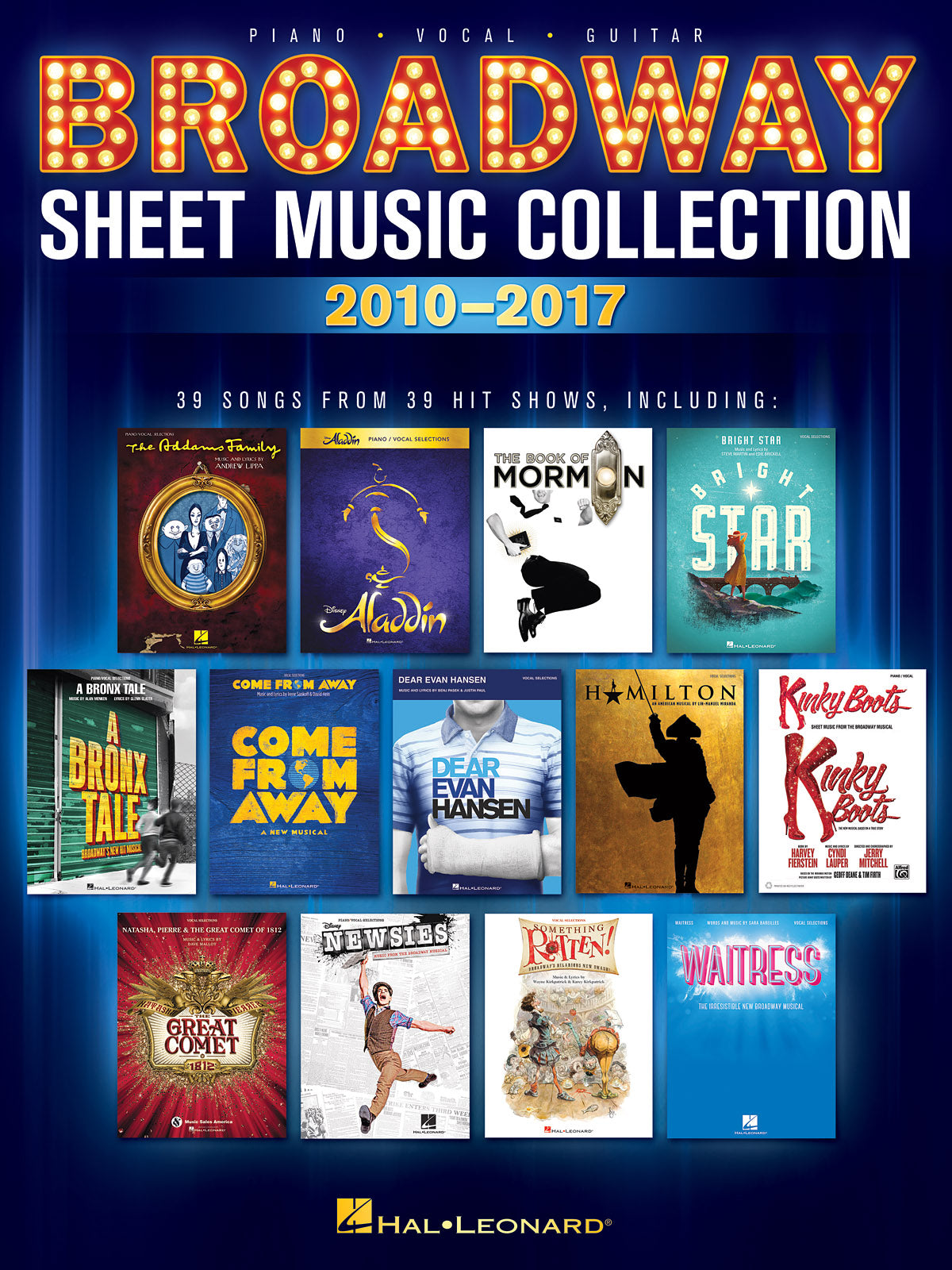 Product Cover for Broadway Sheet Music Collection: 2010-2017
