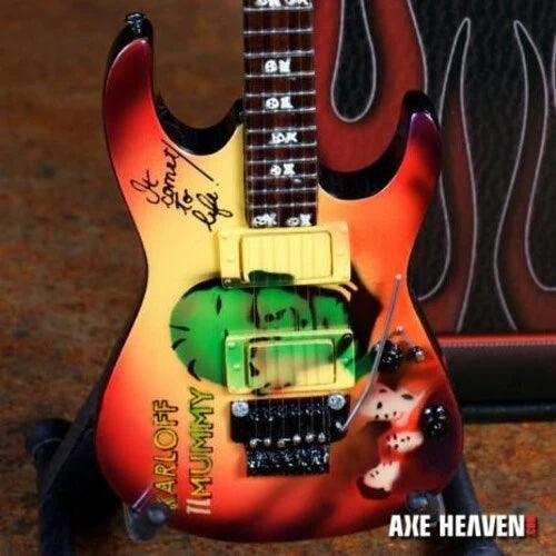 Product Cover for Kirk Hammett Signature Mummy Miniature Guitar Replica