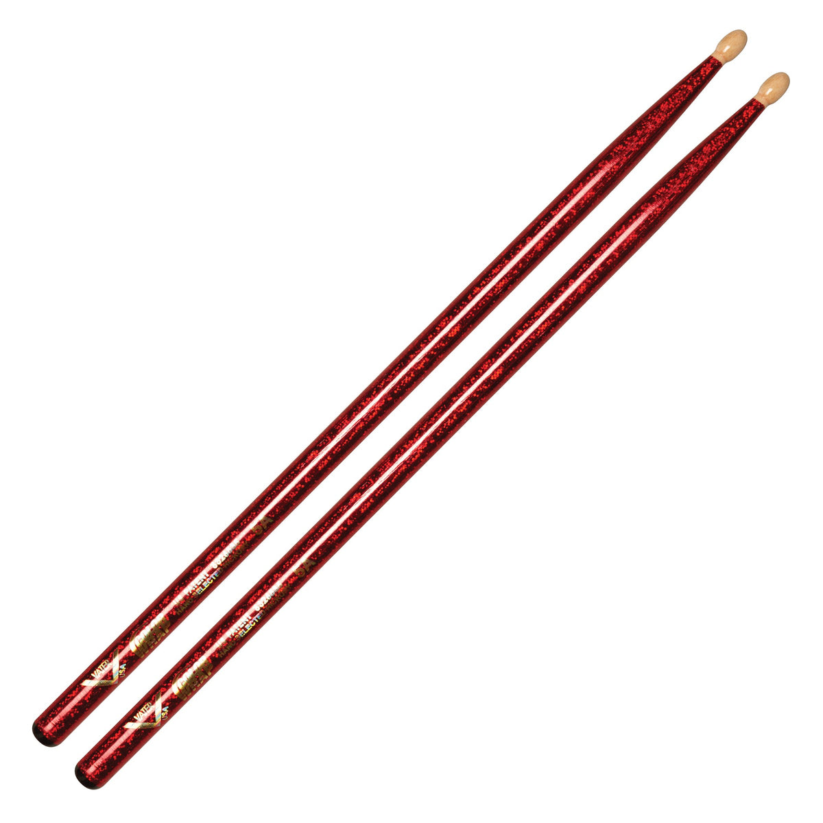 Product Cover for Color Wrap 5A Red Sparkle Drum Sticks