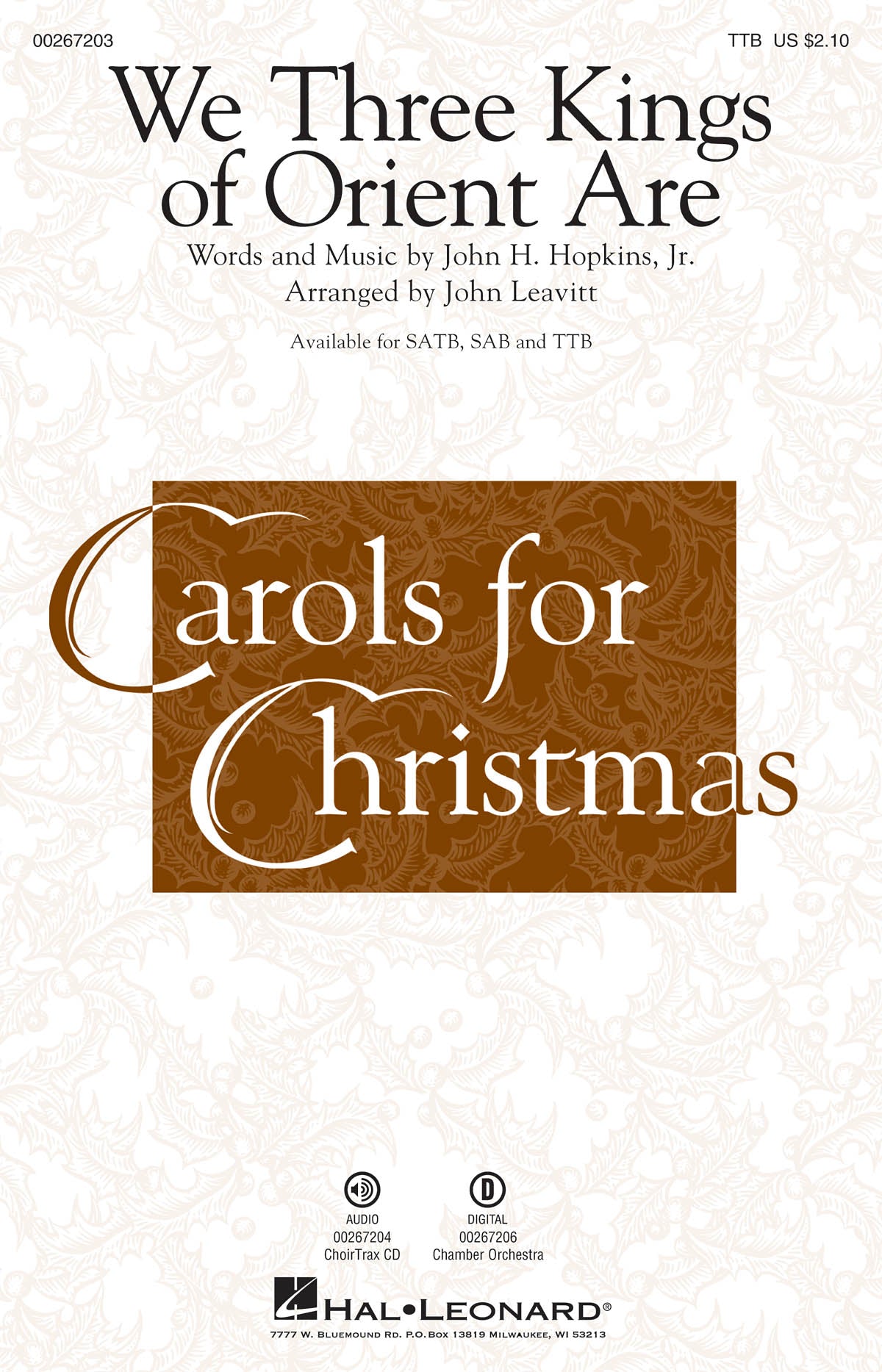 Product Cover for We Three Kings of Orient Are