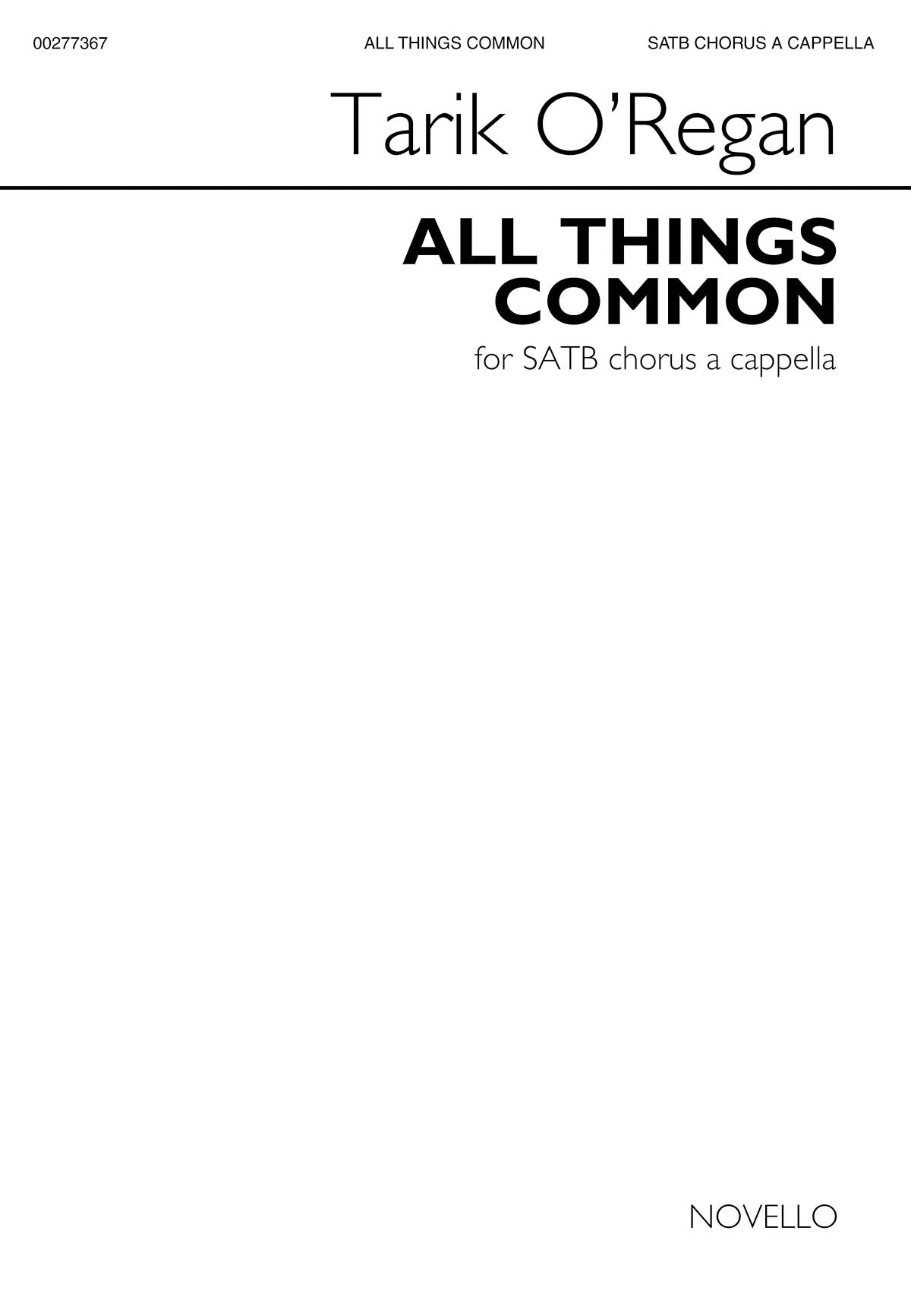 Product Cover for All Things Common