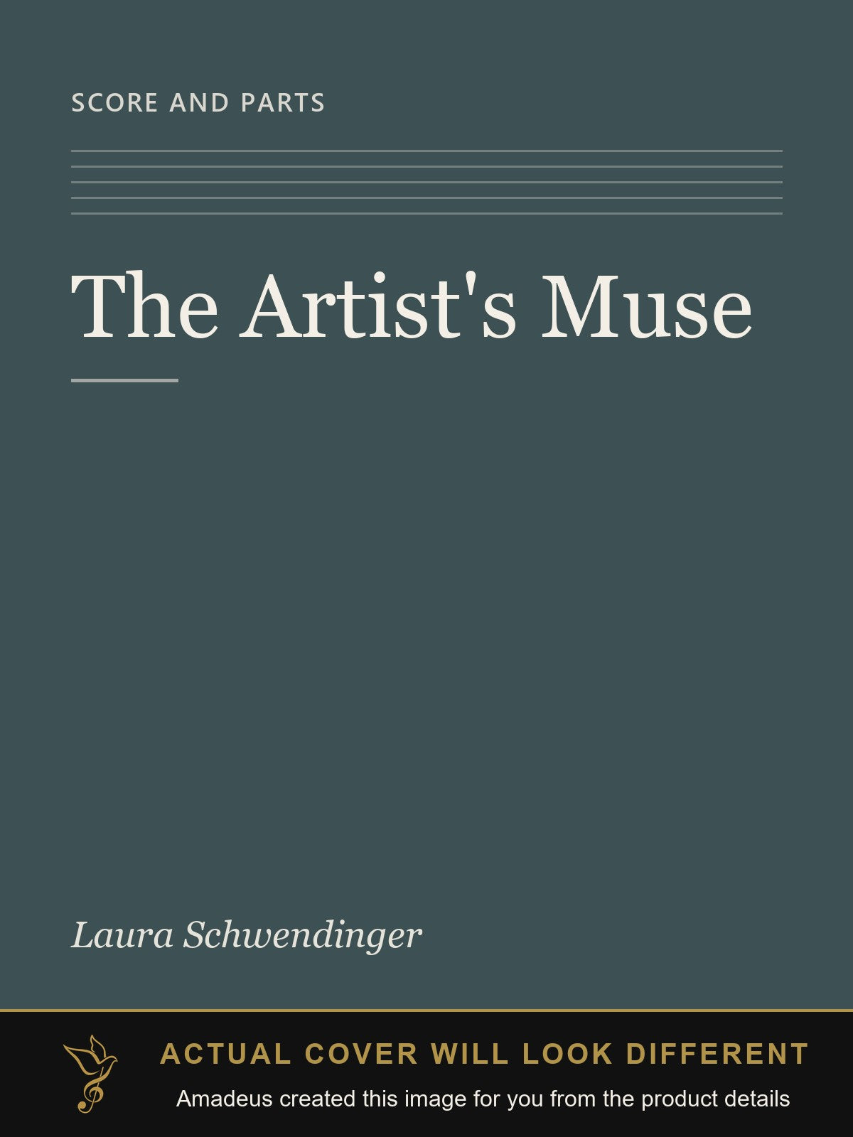 The Artist's Muse - Amadeus created this image from the product details; the actual cover will look different