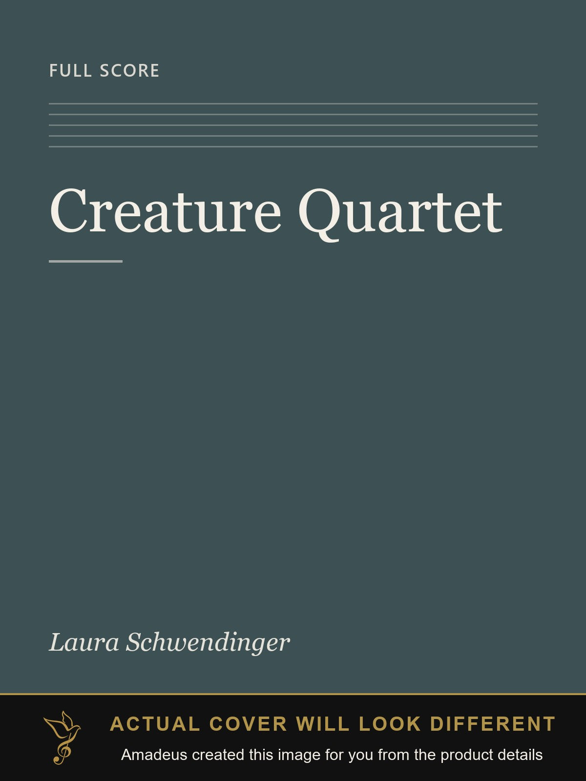 Creature Quartet - Amadeus created this image from the product details; the actual cover will look different