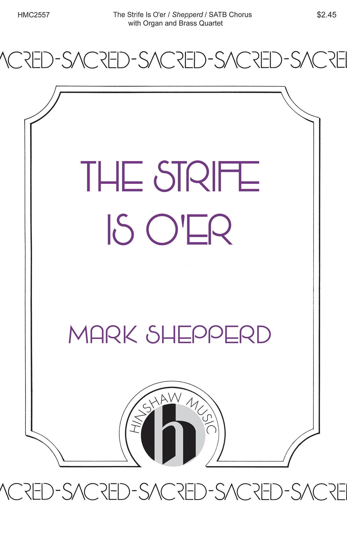 Product Cover for The Strife Is O'er