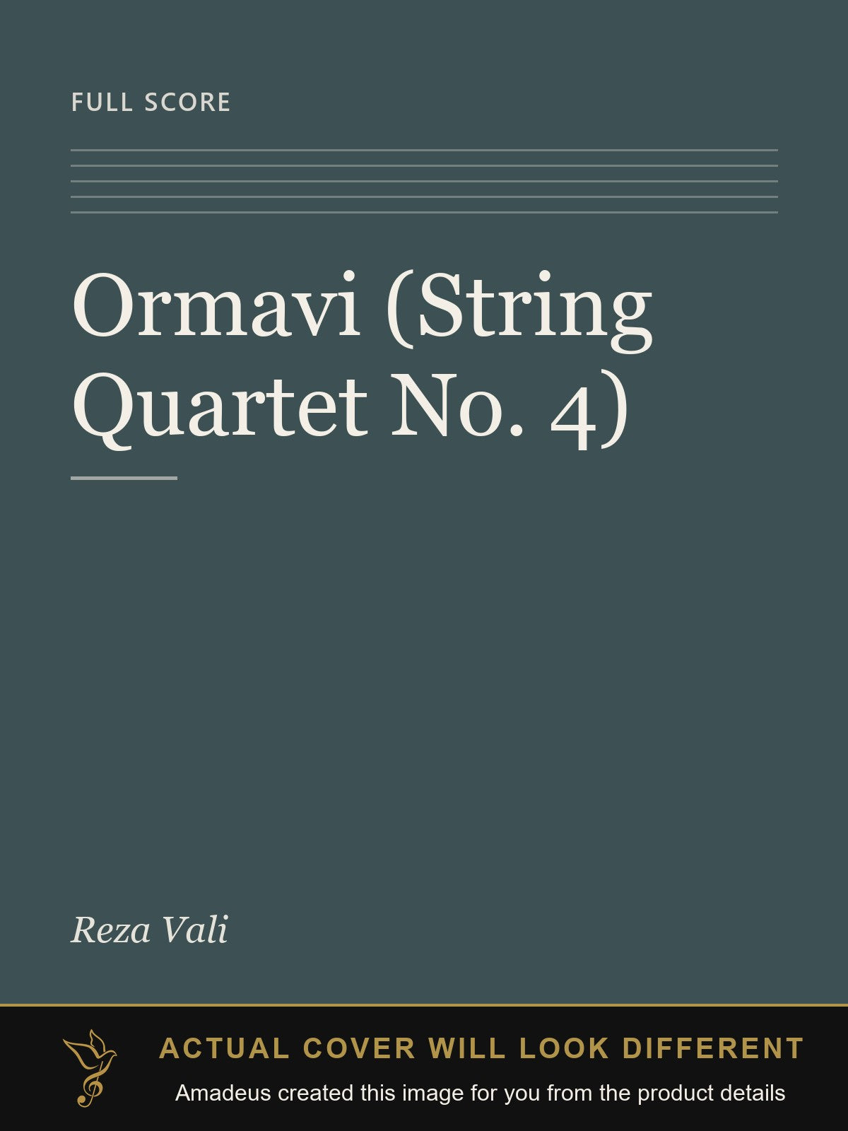 Ormavi (String Quartet No. 4) - Amadeus created this image from the product details; the actual cover will look different