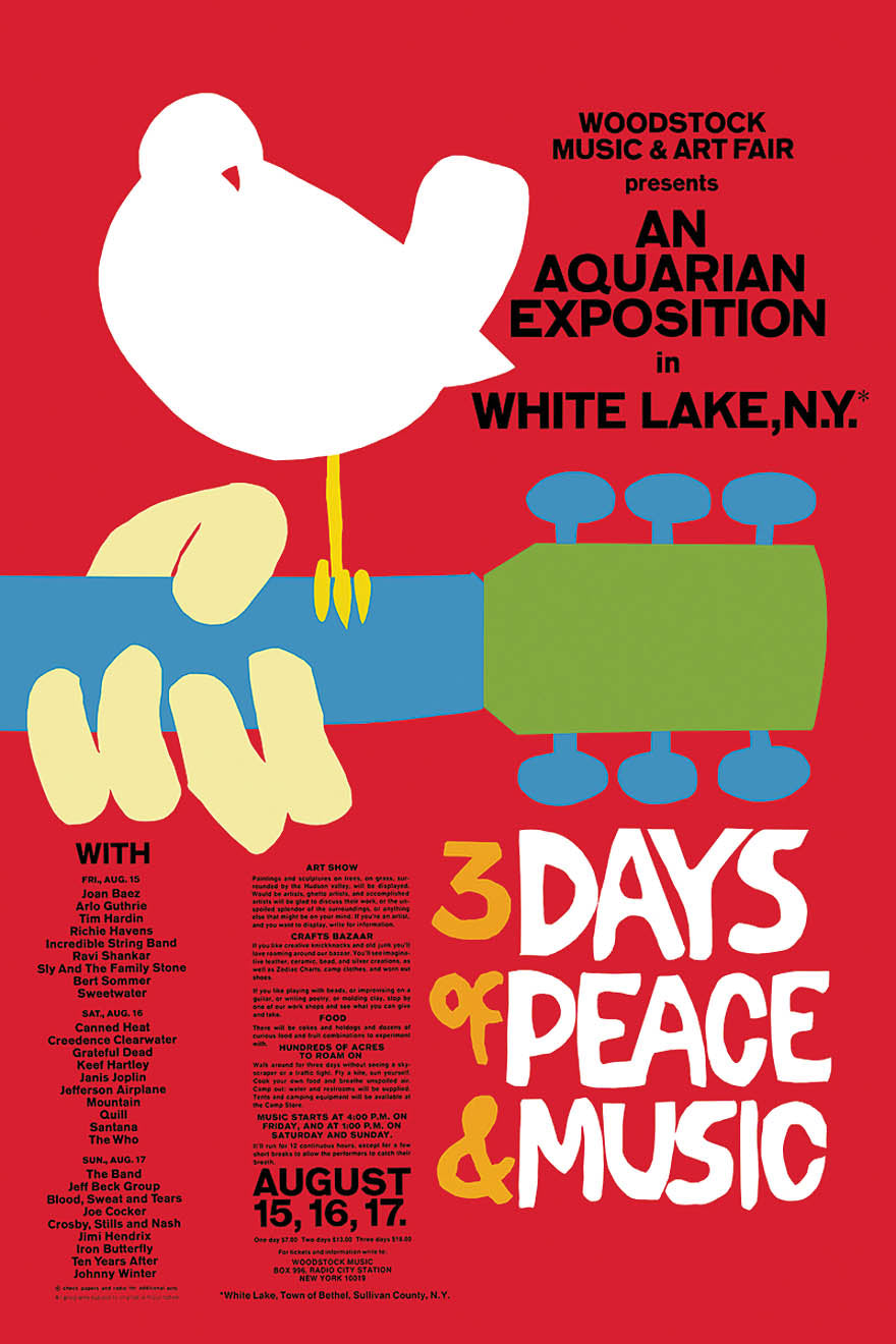 Product Cover for Woodstock Classic Red Wall Poster