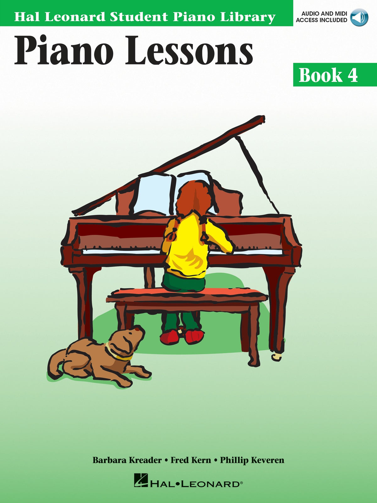Product Cover for Piano Lessons Book 4 – Book with Online Audio