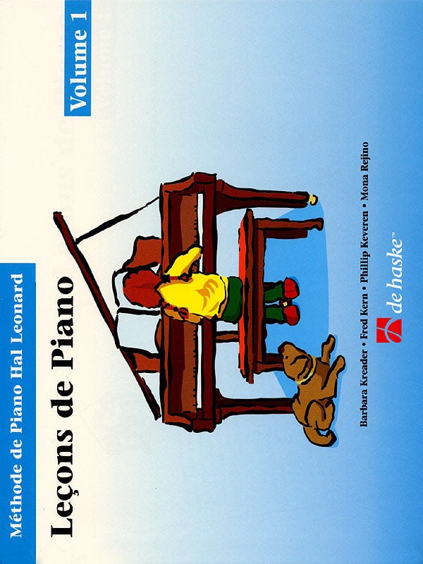 Product Cover for Piano Lessons Book 1 – French Edition