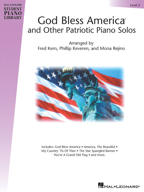 Product Cover for God Bless America® and Other Patriotic Piano Solos – Level 2